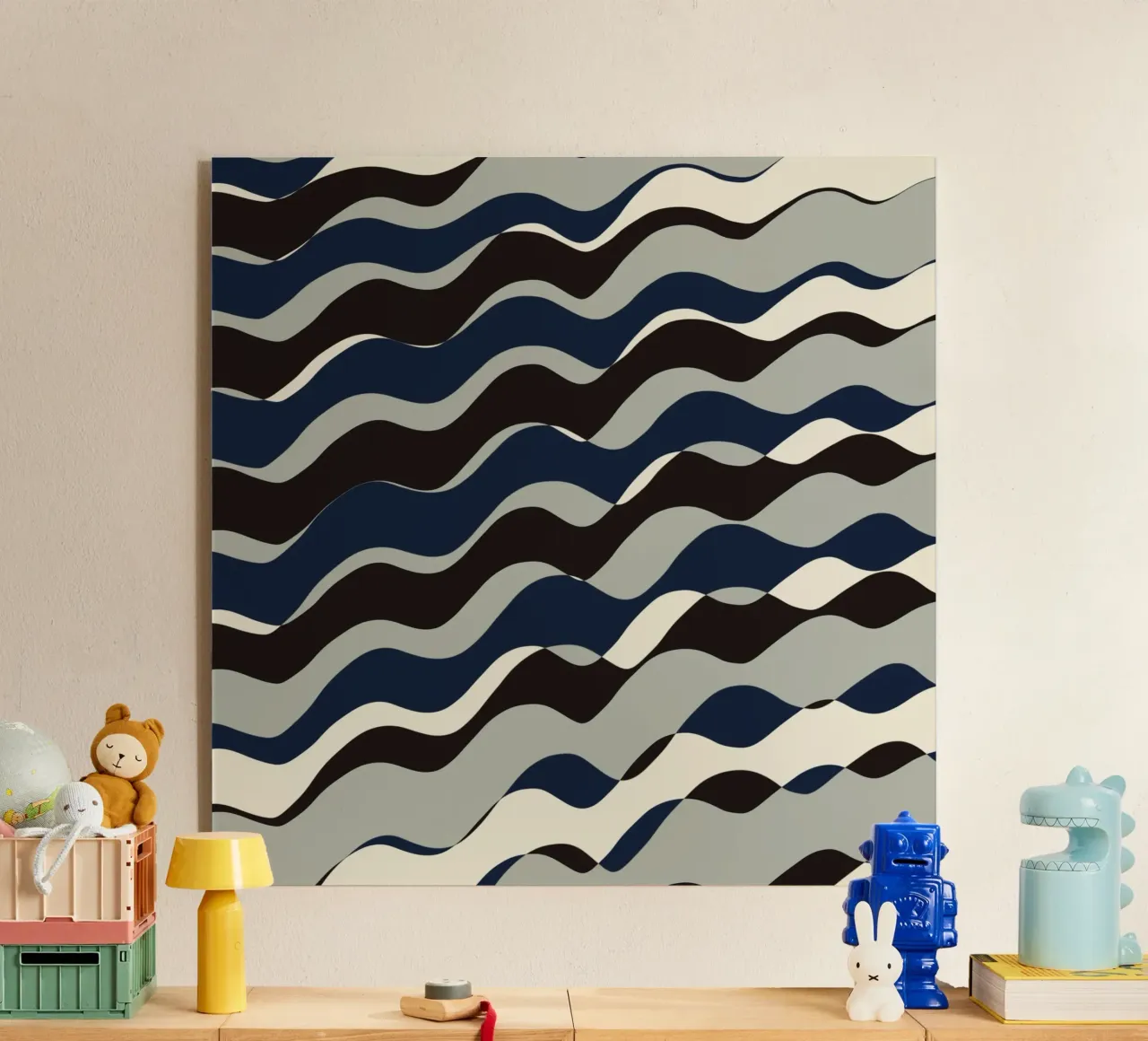 Waves pattern 11 plexiglas de Little Dean