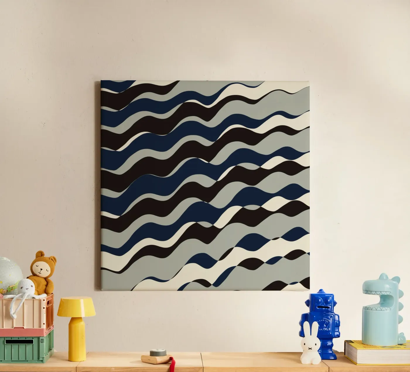 Waves pattern 11 toile de Little Dean