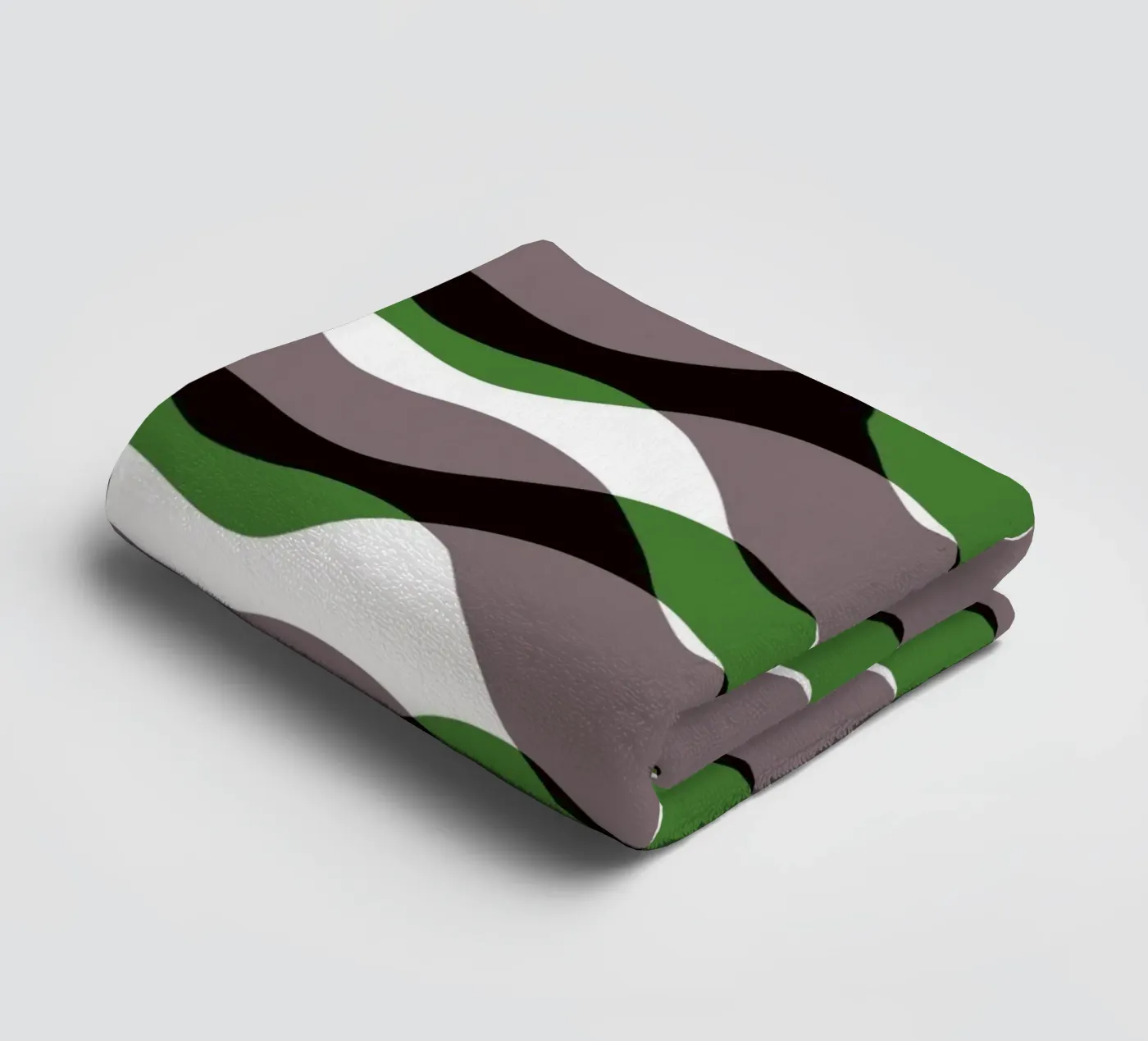 Waves pattern 12 towel by Little Dean