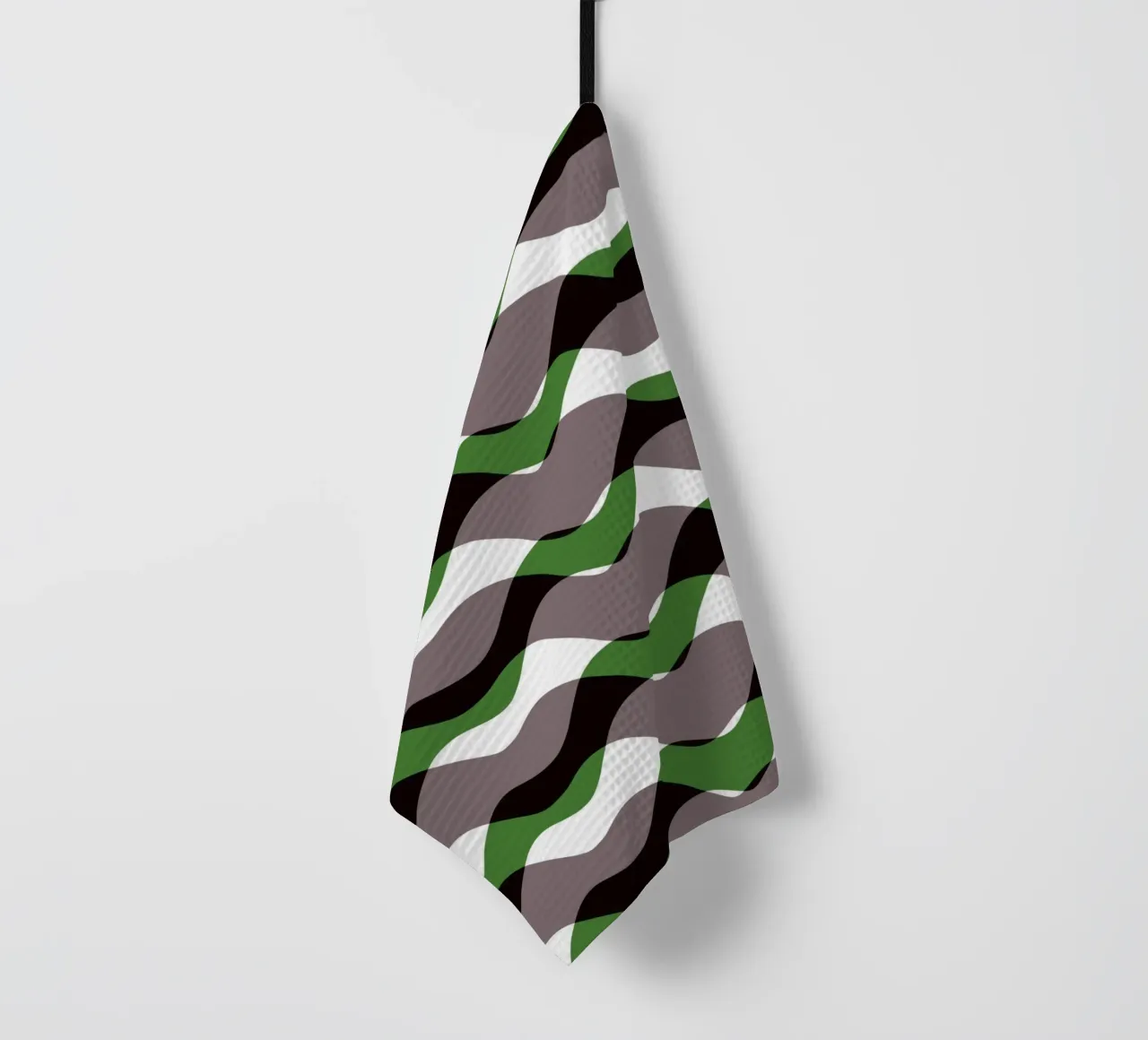 Wellenmuster 12 Geschirrtuch von Little Dean