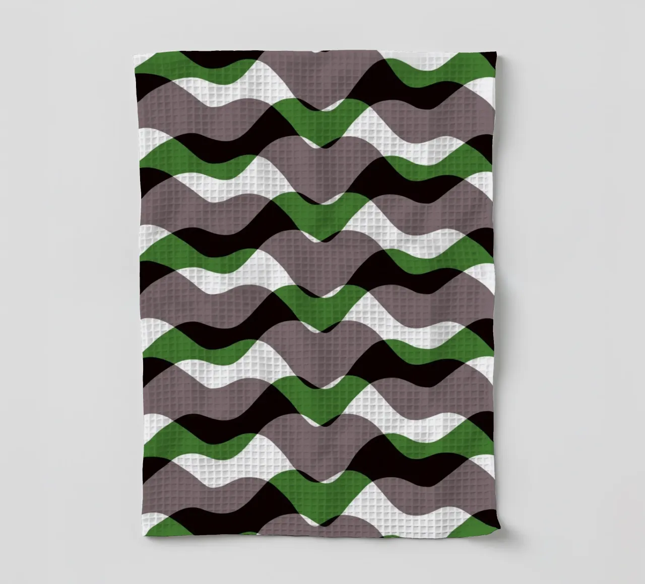 Wellenmuster 12 Geschirrtuch von Little Dean