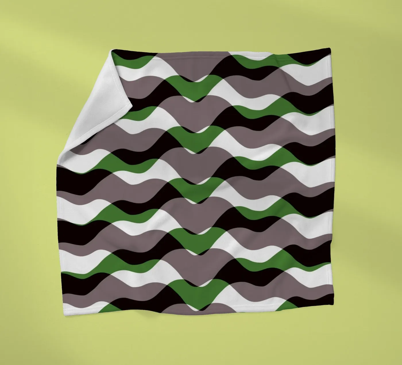 Motif des vagues 12 plaid polaire de Little Dean