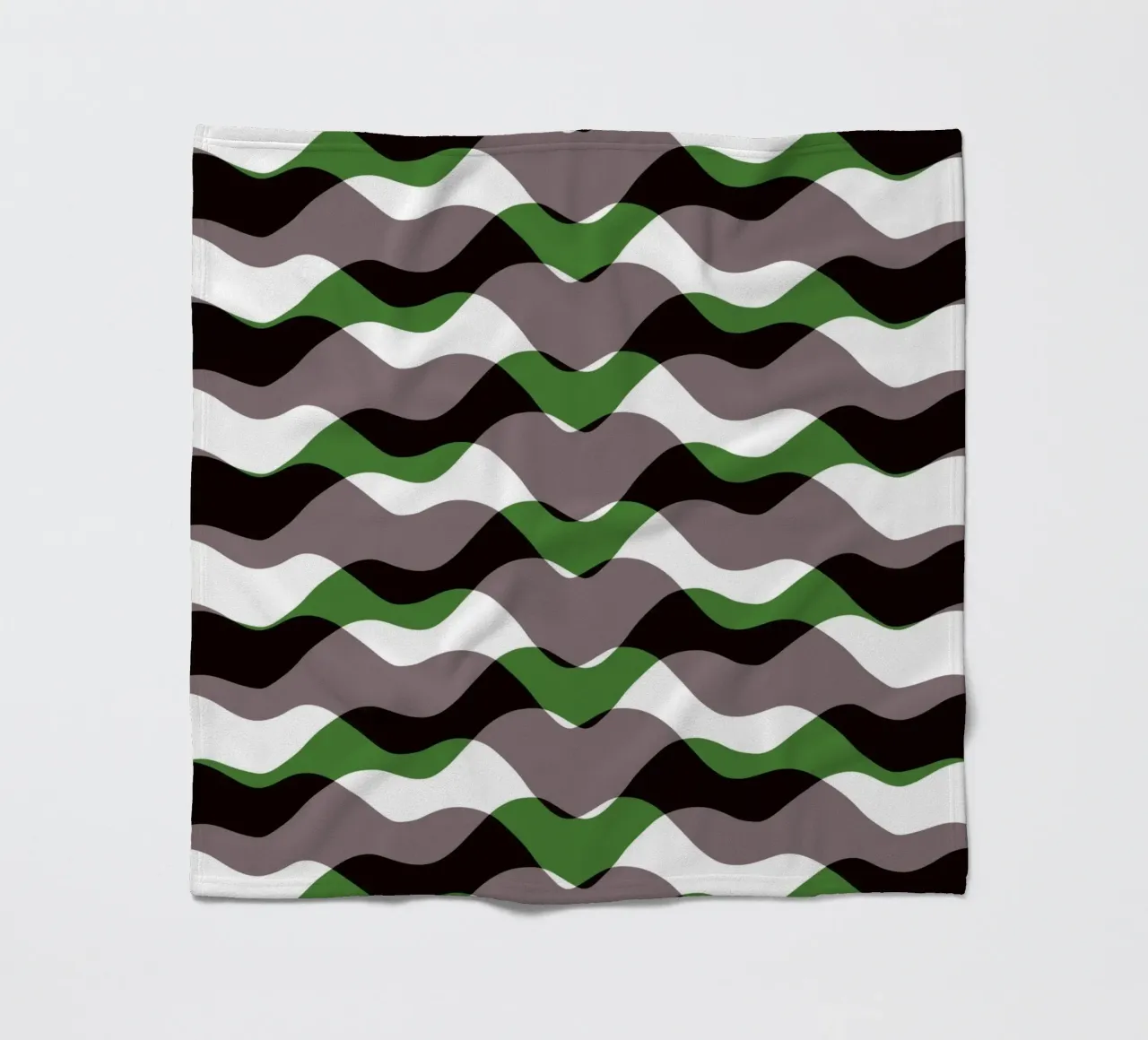 Waves pattern 12 fleece blanket by Little Dean