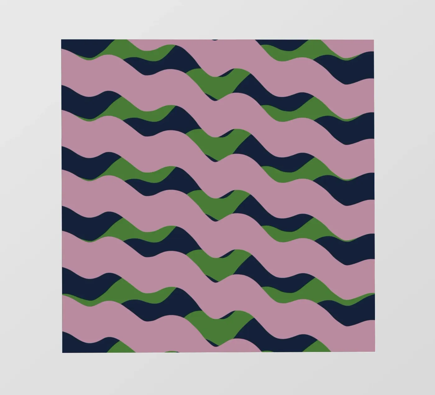 Wellenmuster 13 PVC Plane von Little Dean