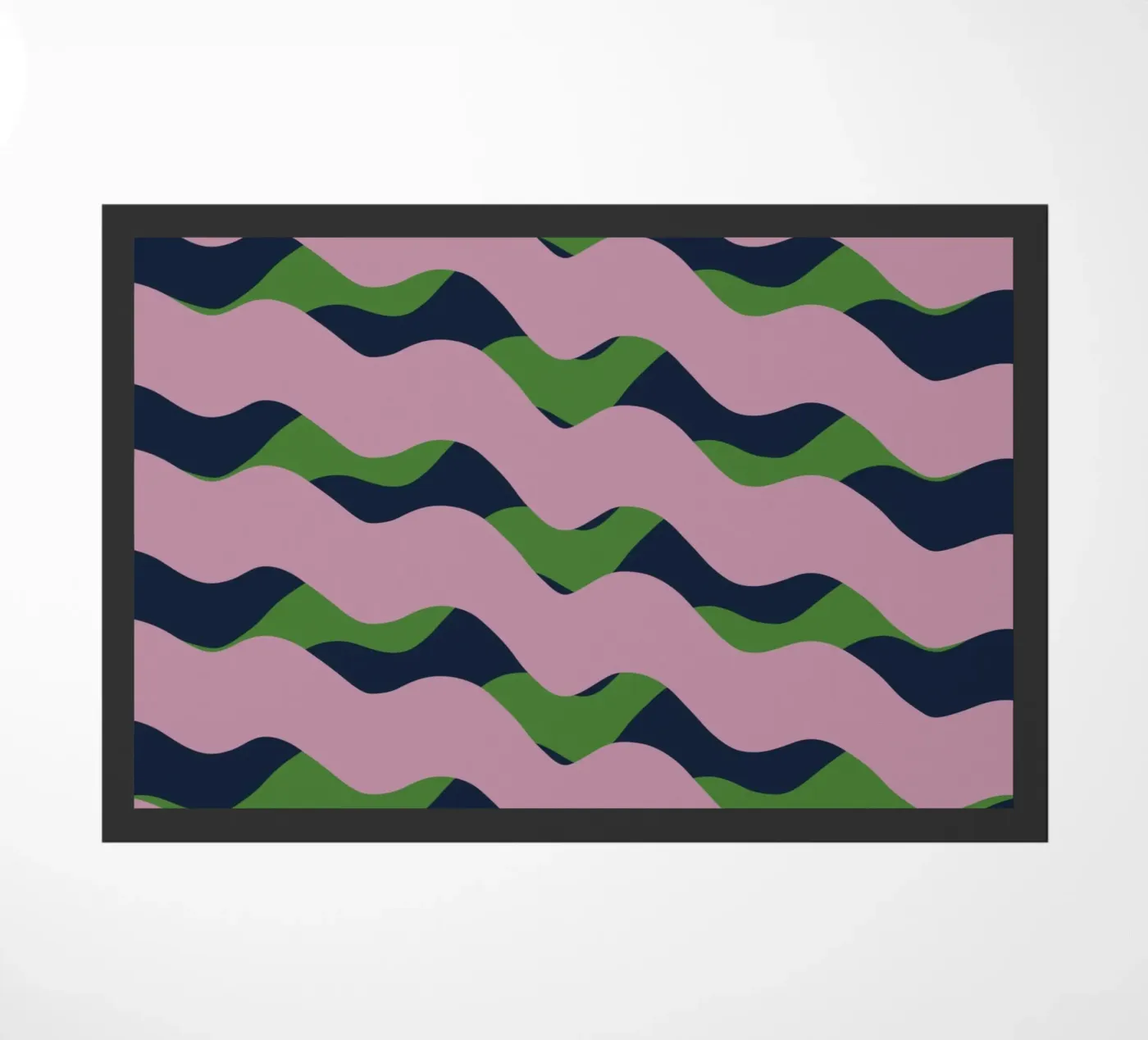 Waves pattern 13 deurmat van Little Dean