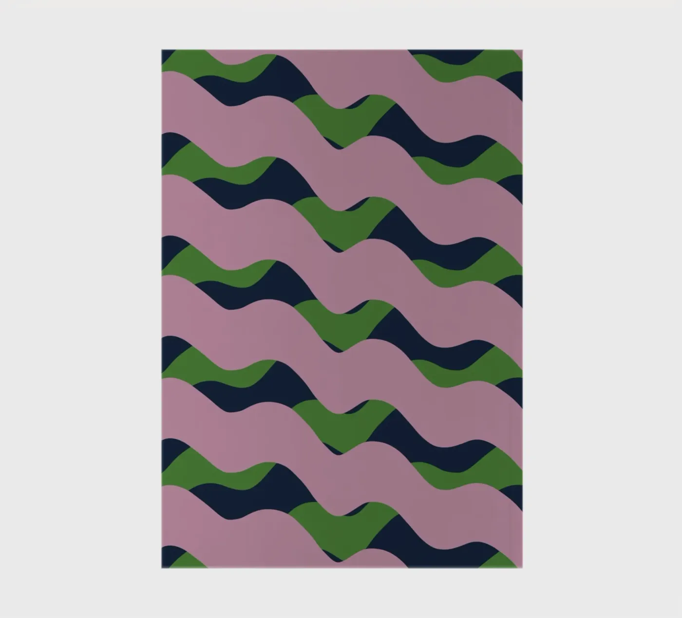 Waves pattern 13 notebook by Little Dean