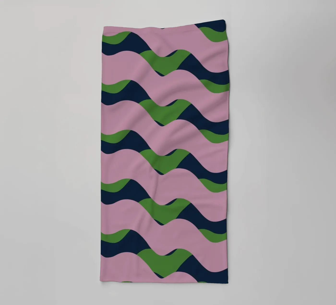 Waves pattern 13 towel by Little Dean
