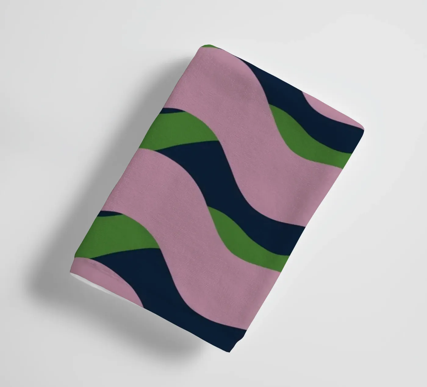 Waves pattern 13 towel by Little Dean