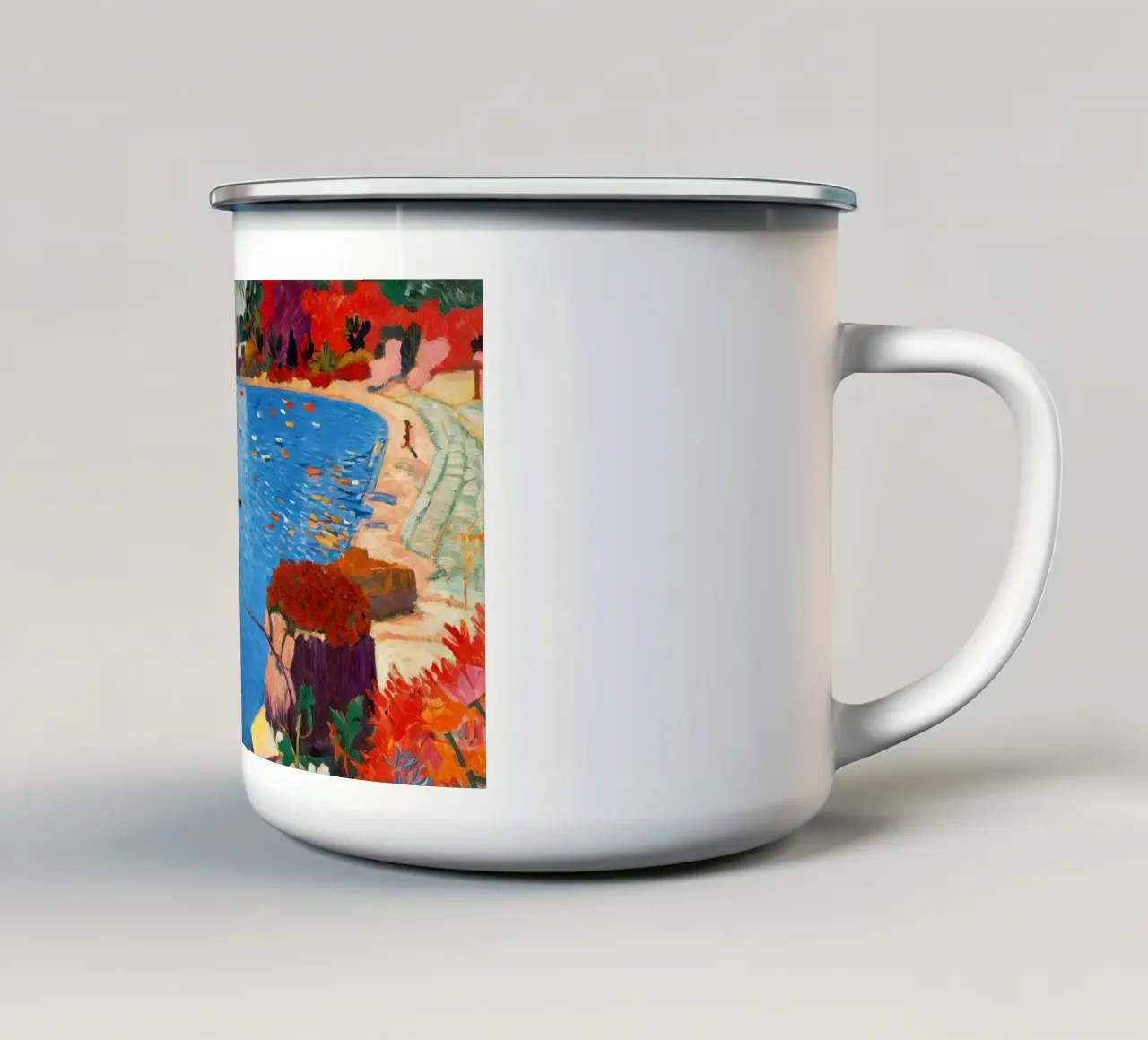 Côte d’Azur Memory tazza in smalto da Studio Sori