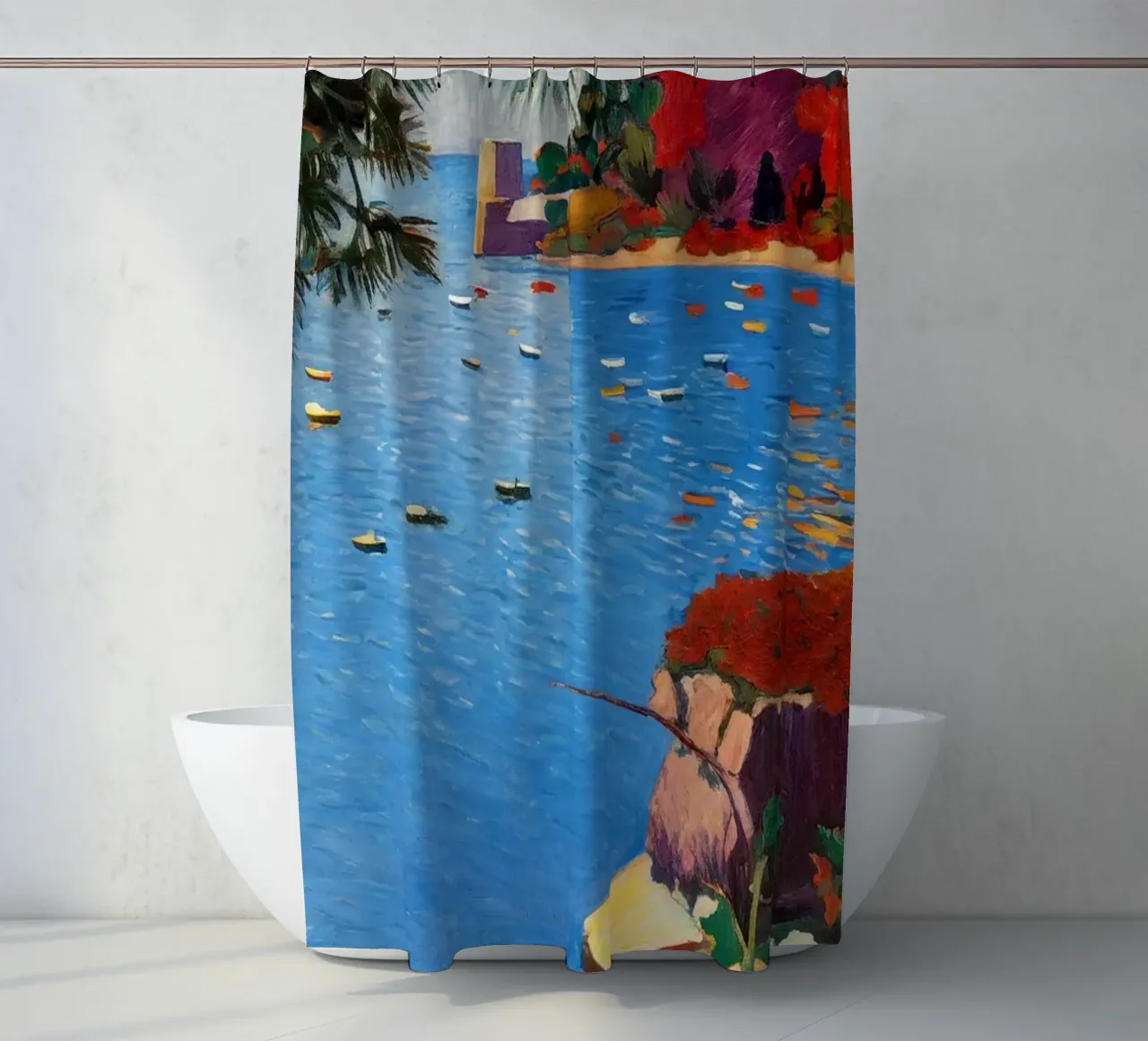 Côte d’Azur Memory tenda da doccia da Studio Sori