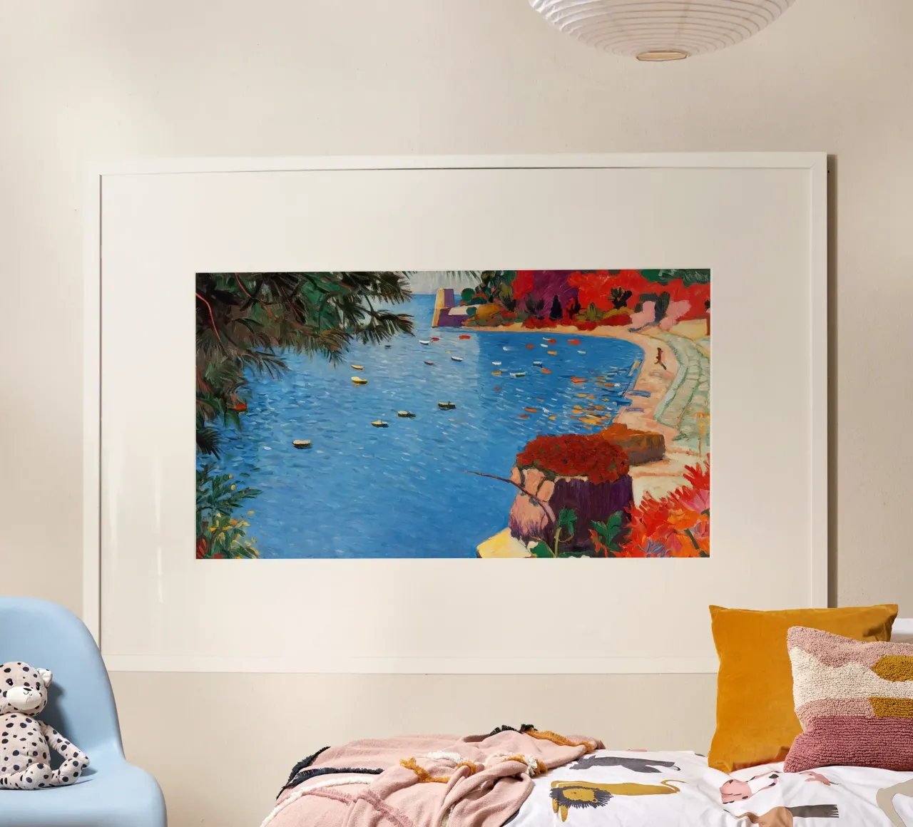 Côte d’Azur Memory poster con telaio in plastica da Studio Sori
