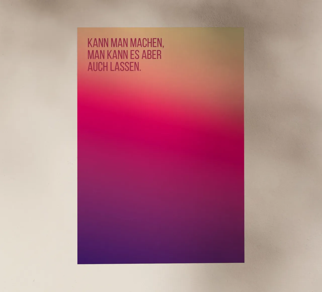 Gradient pellicola backlit da Flo Klein