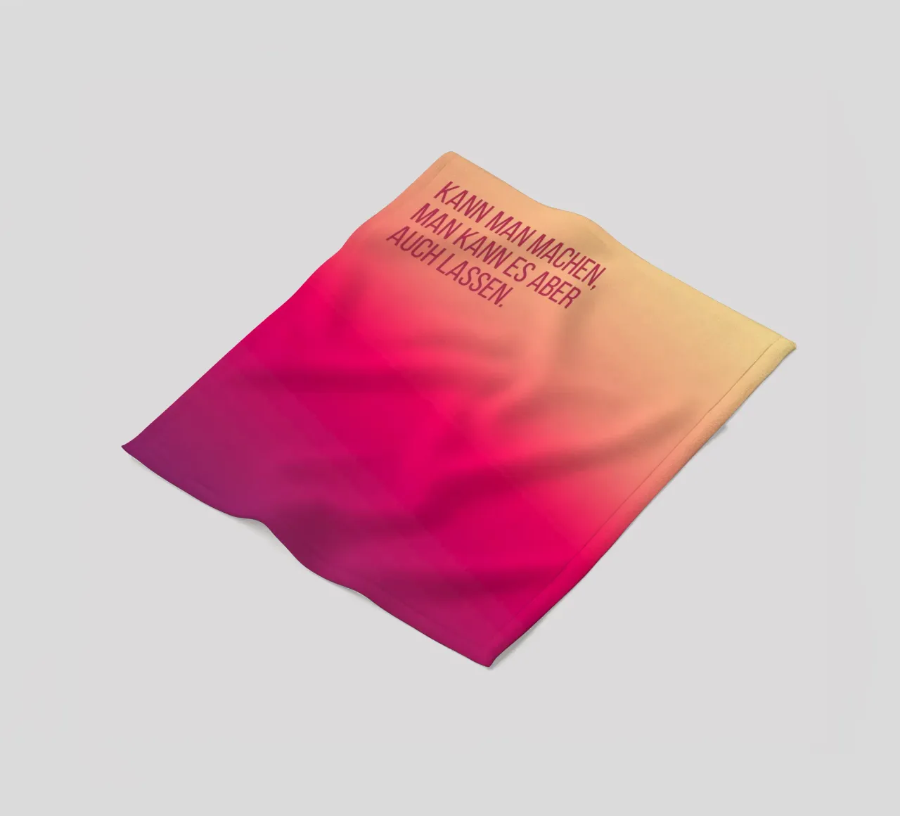 Gradient coperta in pile da Flo Klein