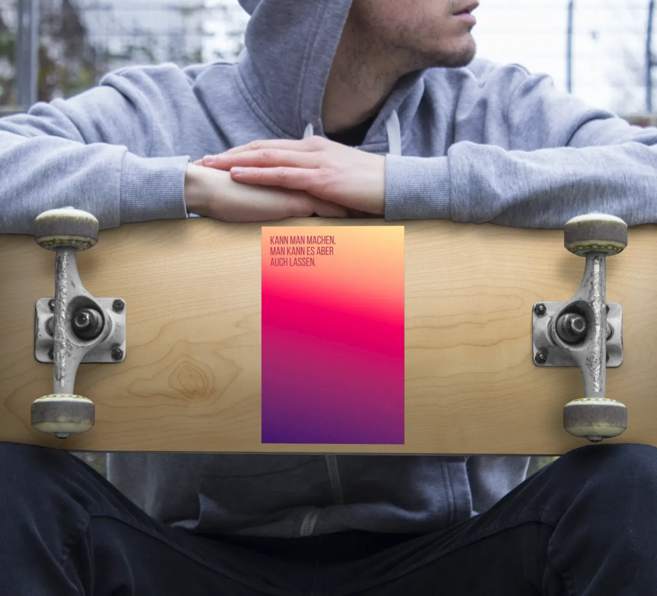 Gradient sticker by Flo Klein