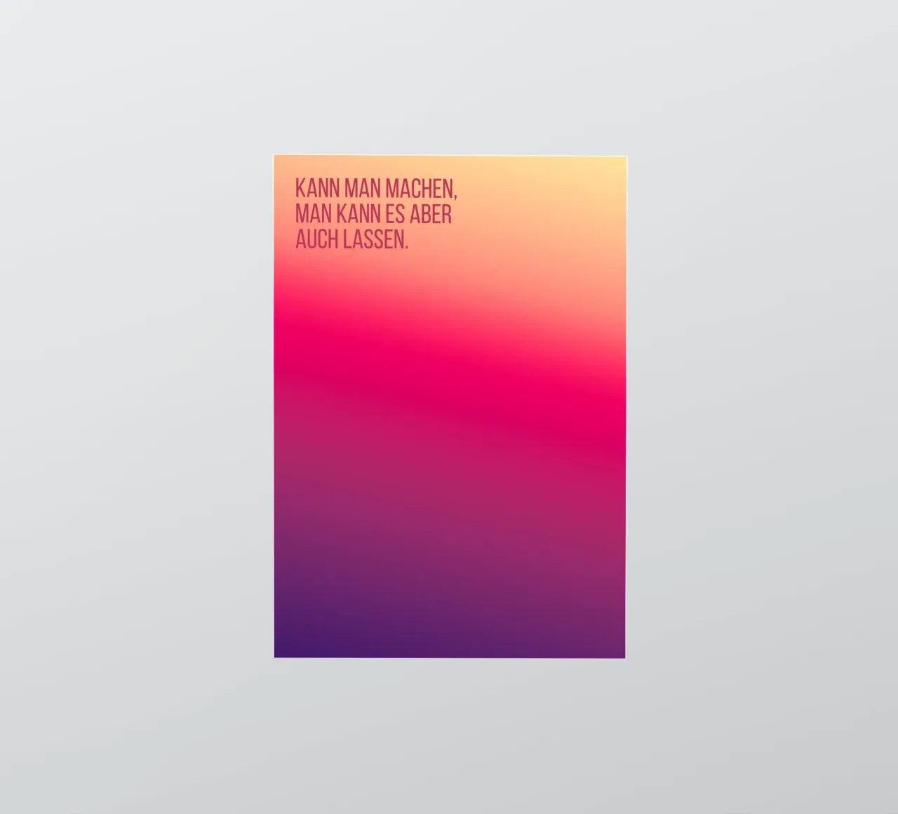 Gradient sticker by Flo Klein