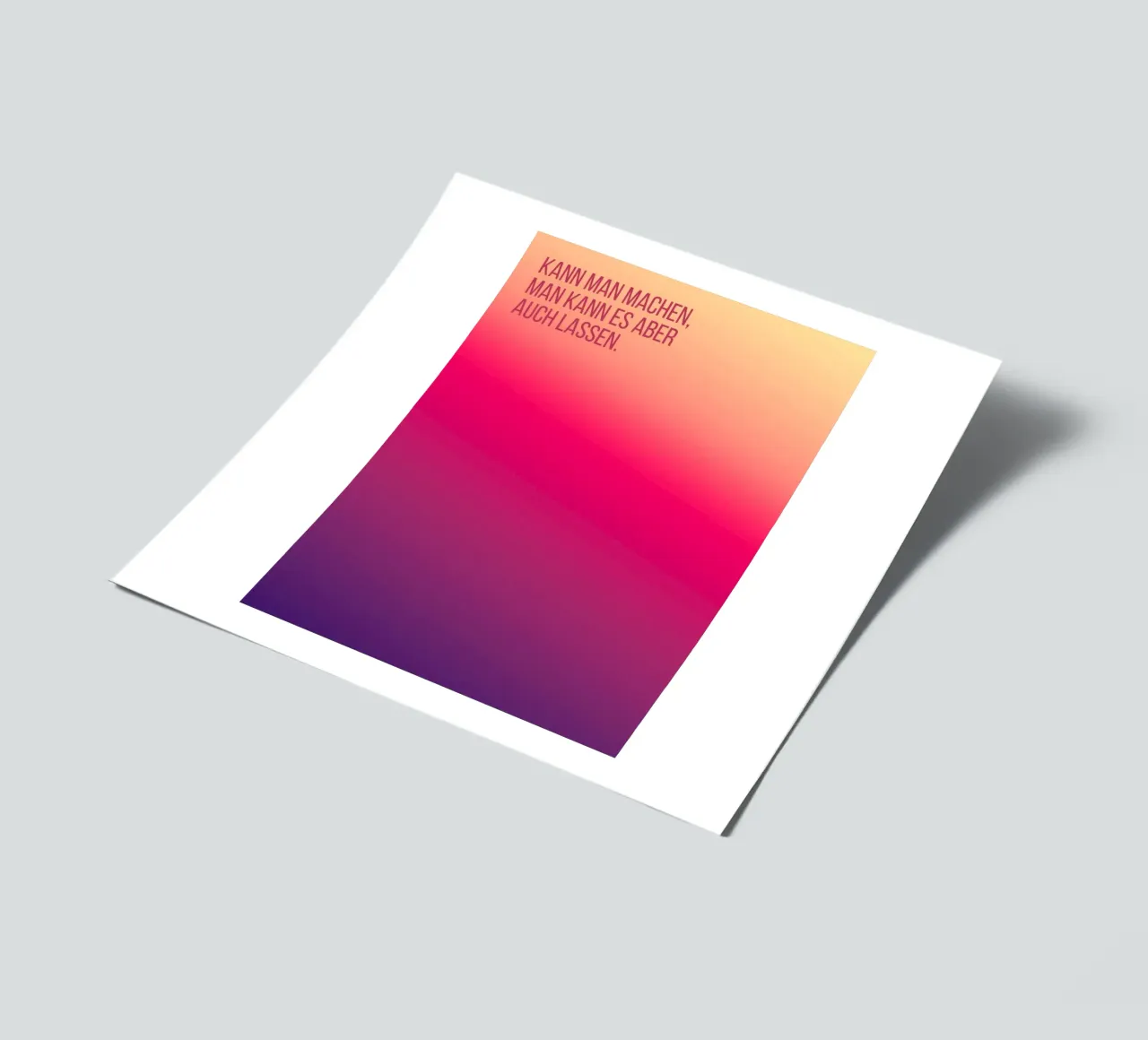 Gradient foglio adesivo da Flo Klein