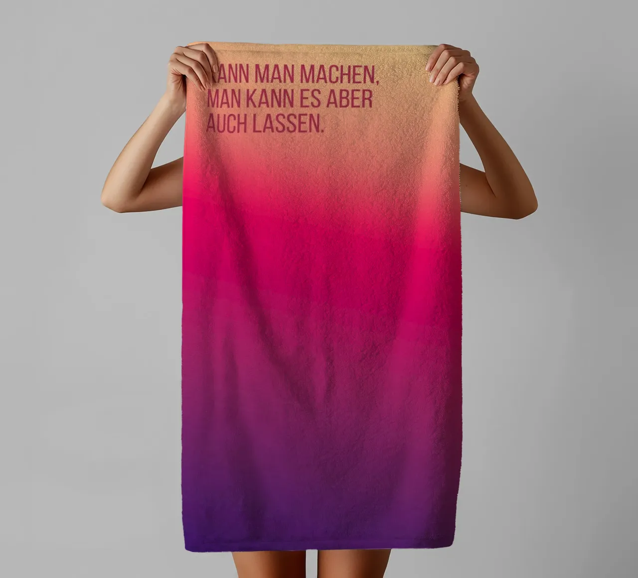 Gradient asciugamano da bagno da Flo Klein