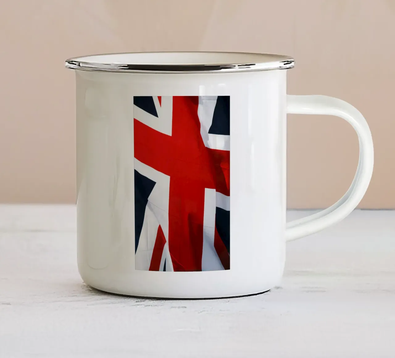 Junion Jack tazza in smalto da Flo Klein