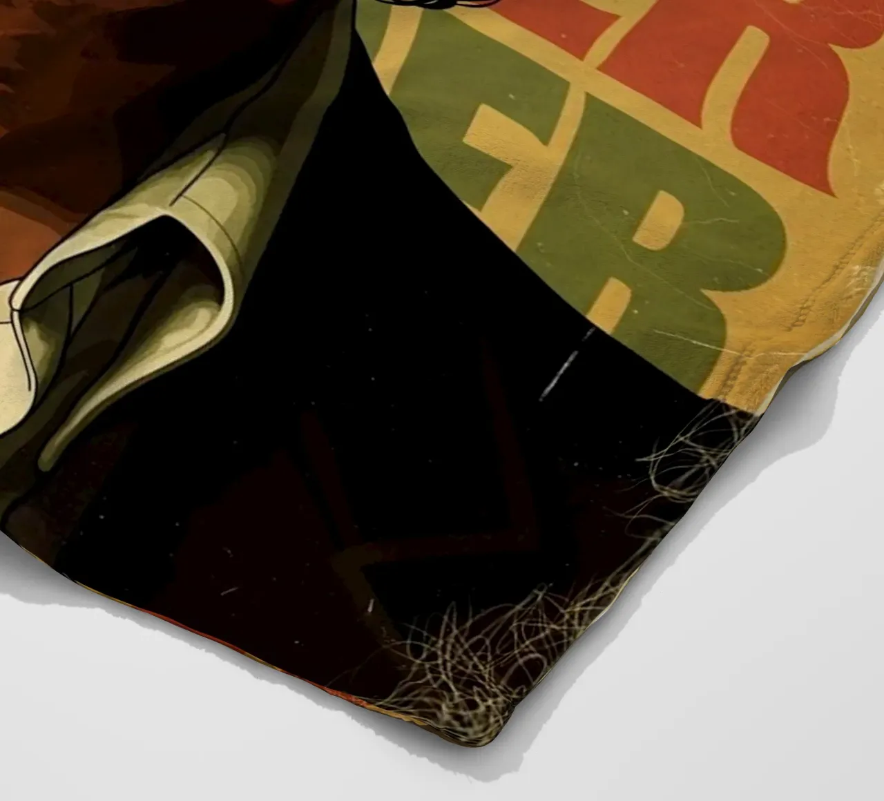 Bob Dylan d'epoca coperta in pile da Lembayung art
