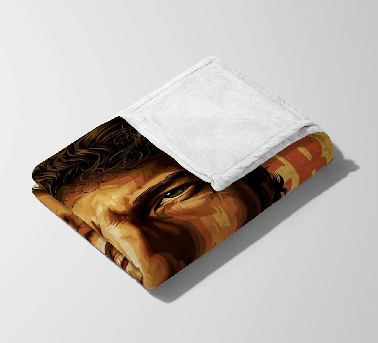 Bob Dylan d'epoca coperta in pile da Lembayung art