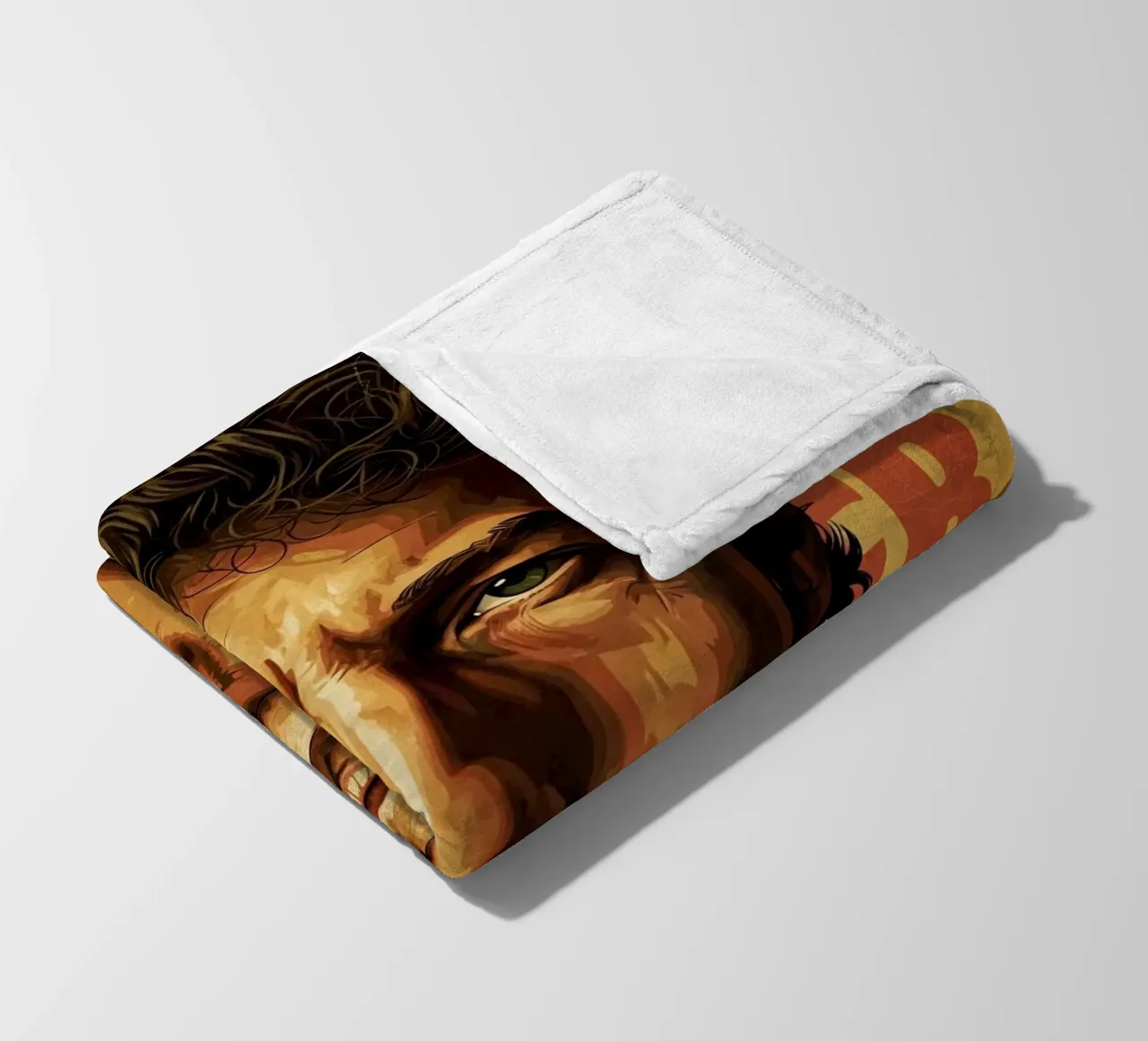 Bob Dylan d'epoca coperta in pile da Lembayung art