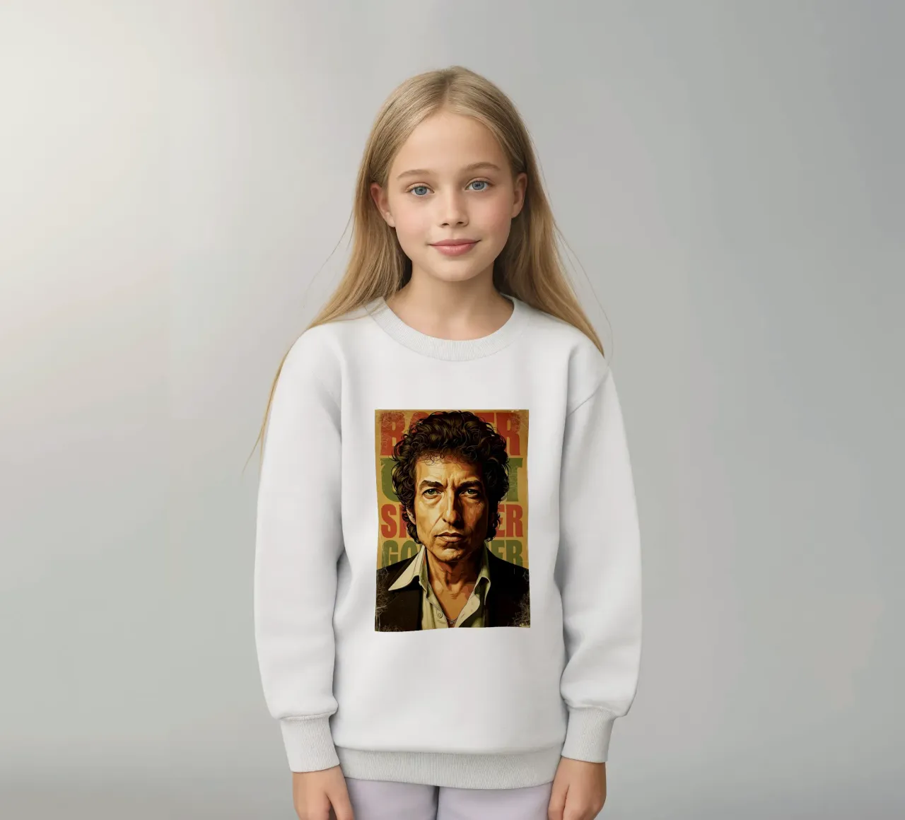 Bob Dylan d'epoca felpa bambino da Lembayung art