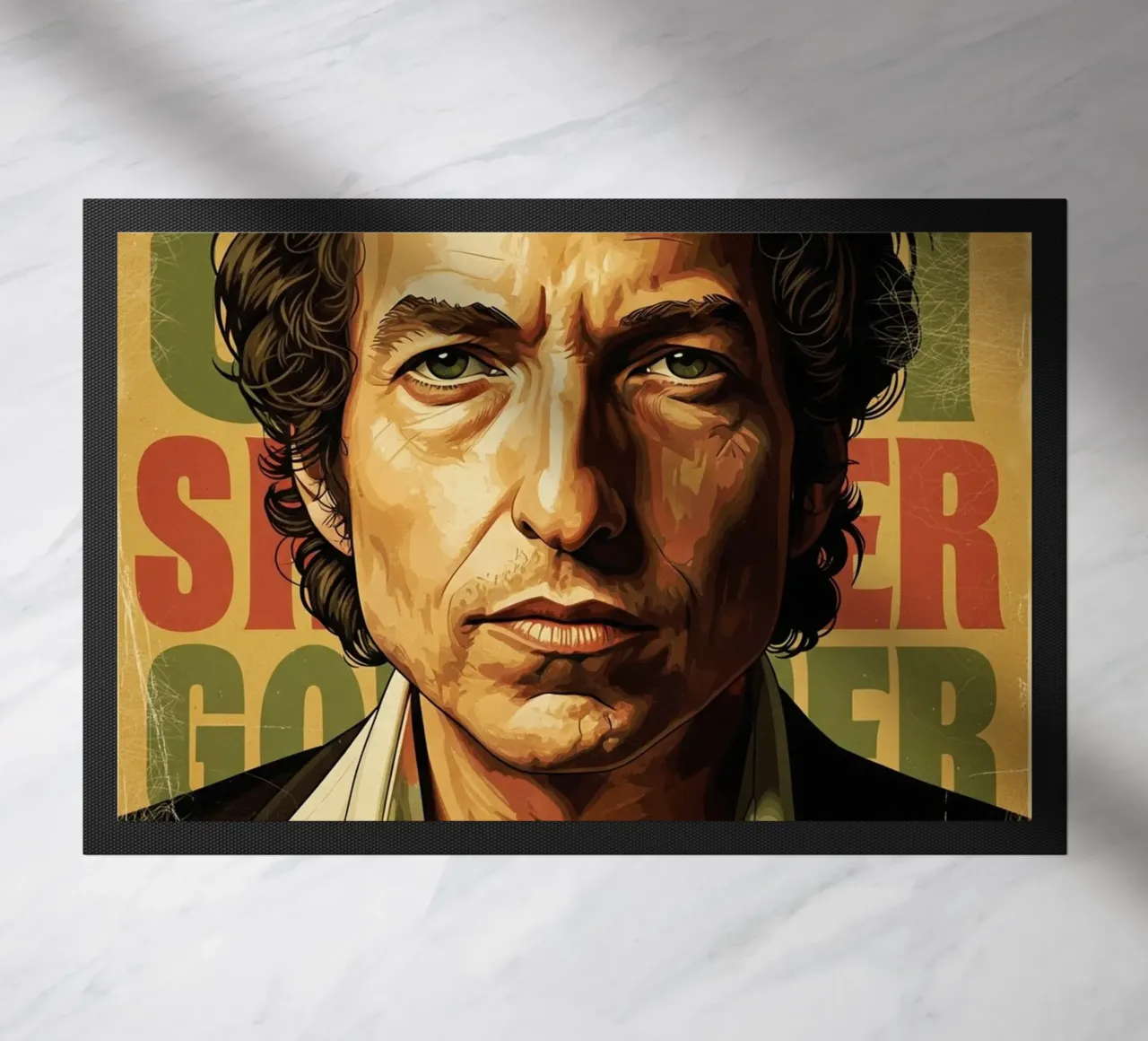 Bob Dylan deurmat van Lembayung art