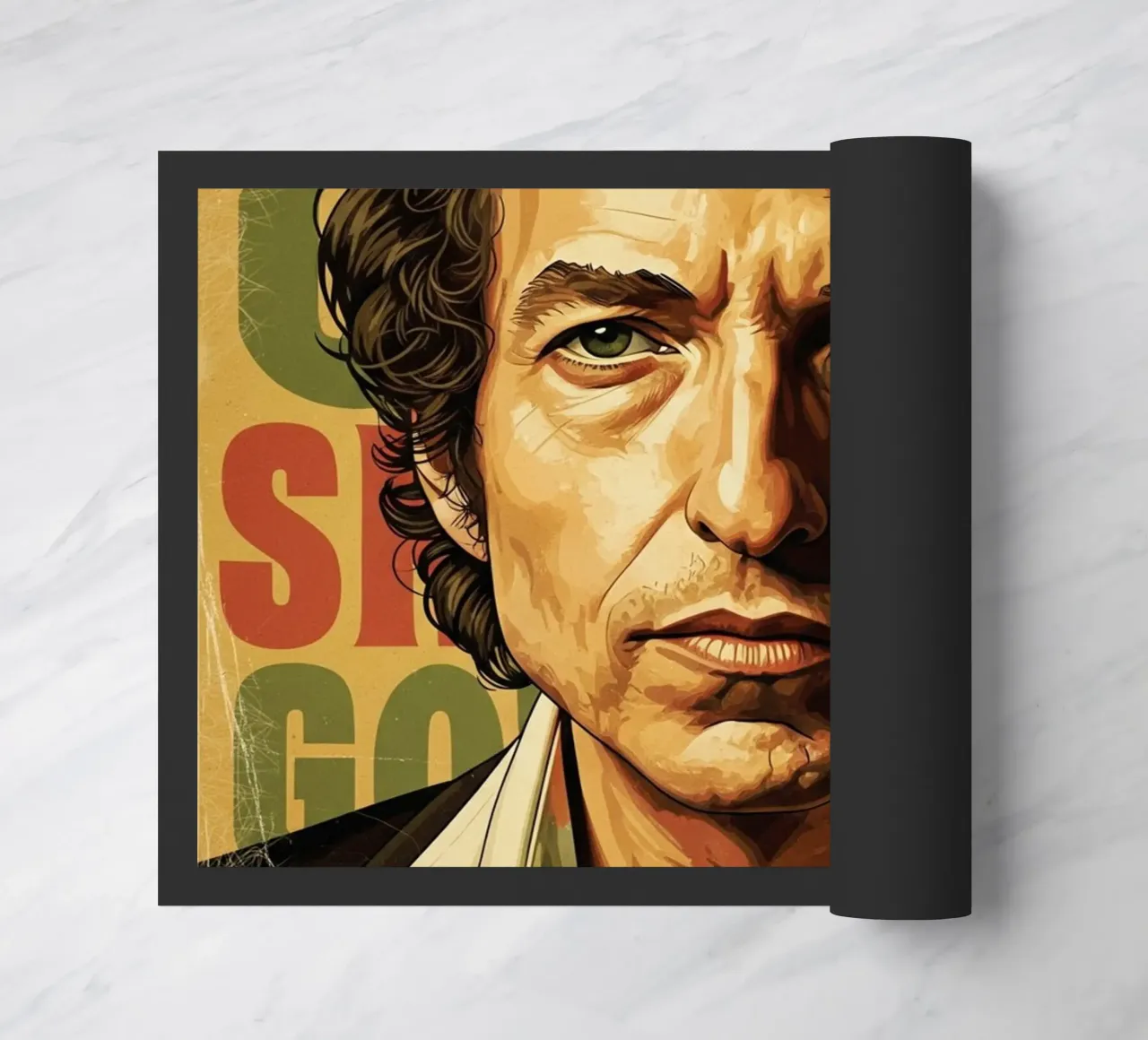 Bob Dylan deurmat van Lembayung art