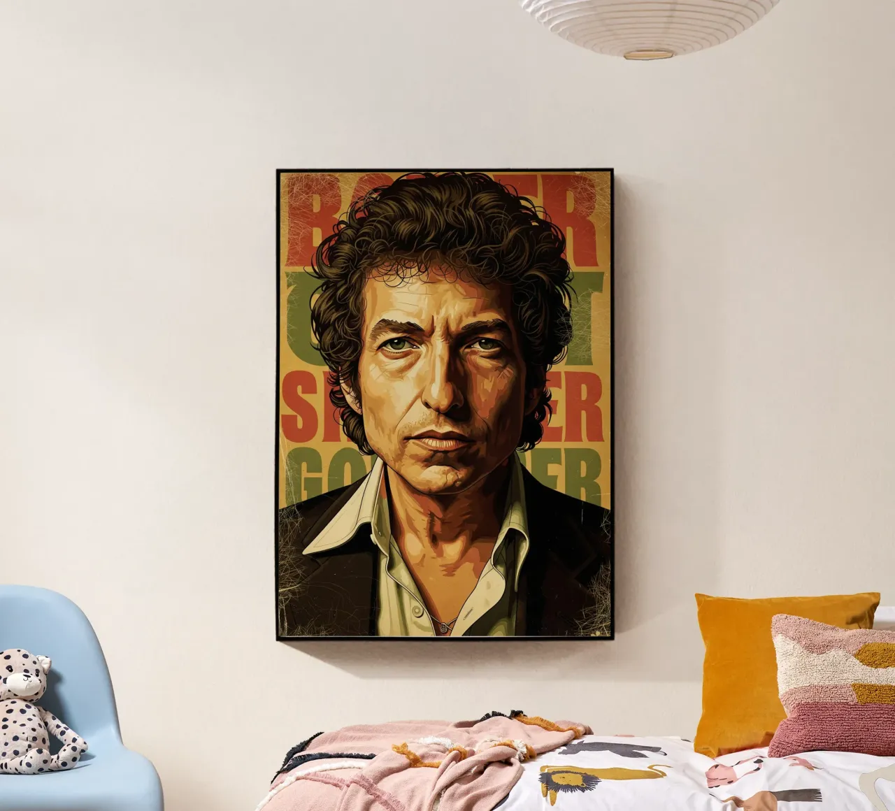 Bob Dylan d'epoca plexiglass da Lembayung art