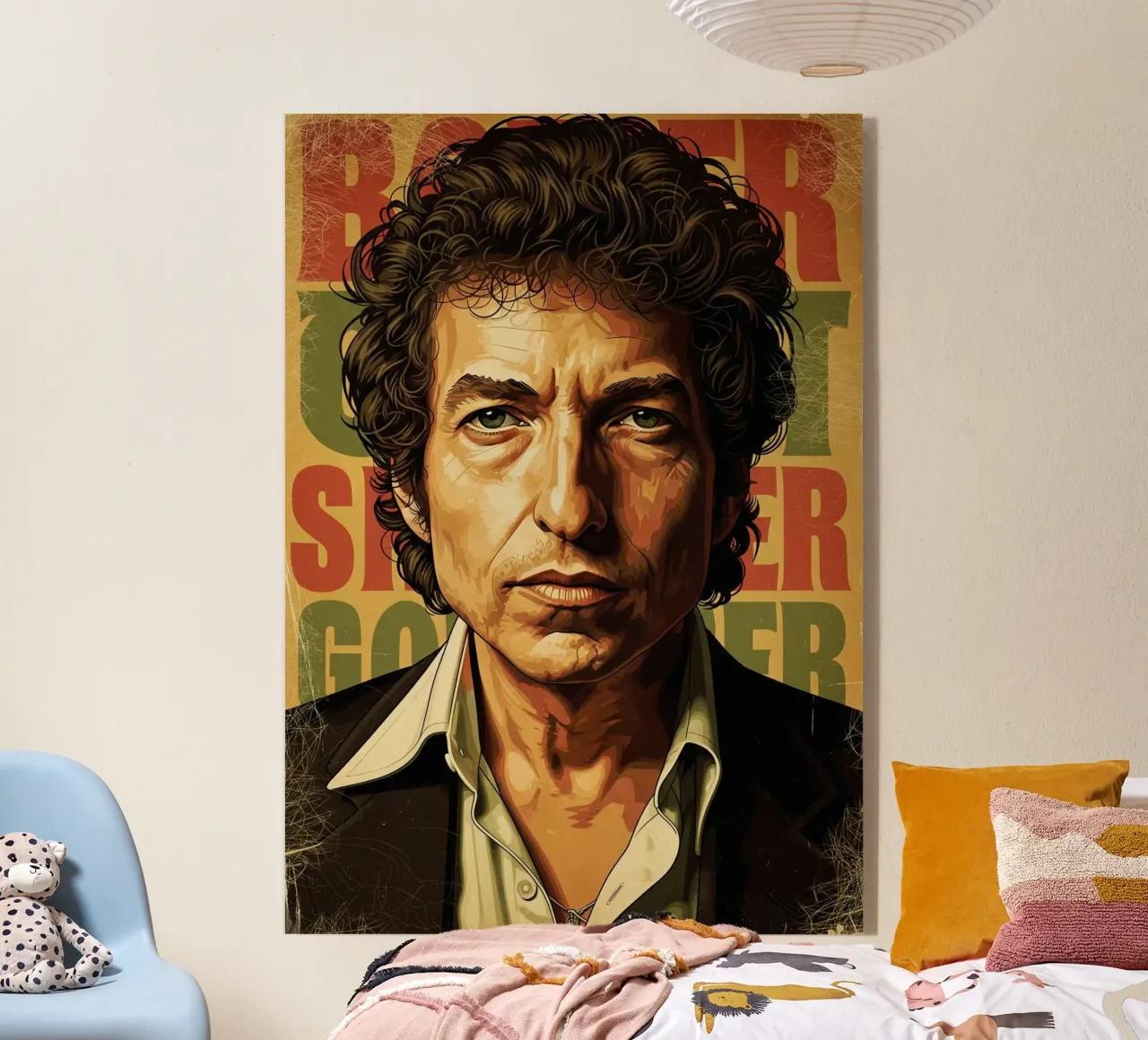 Bob Dylan d'epoca plexiglass da Lembayung art