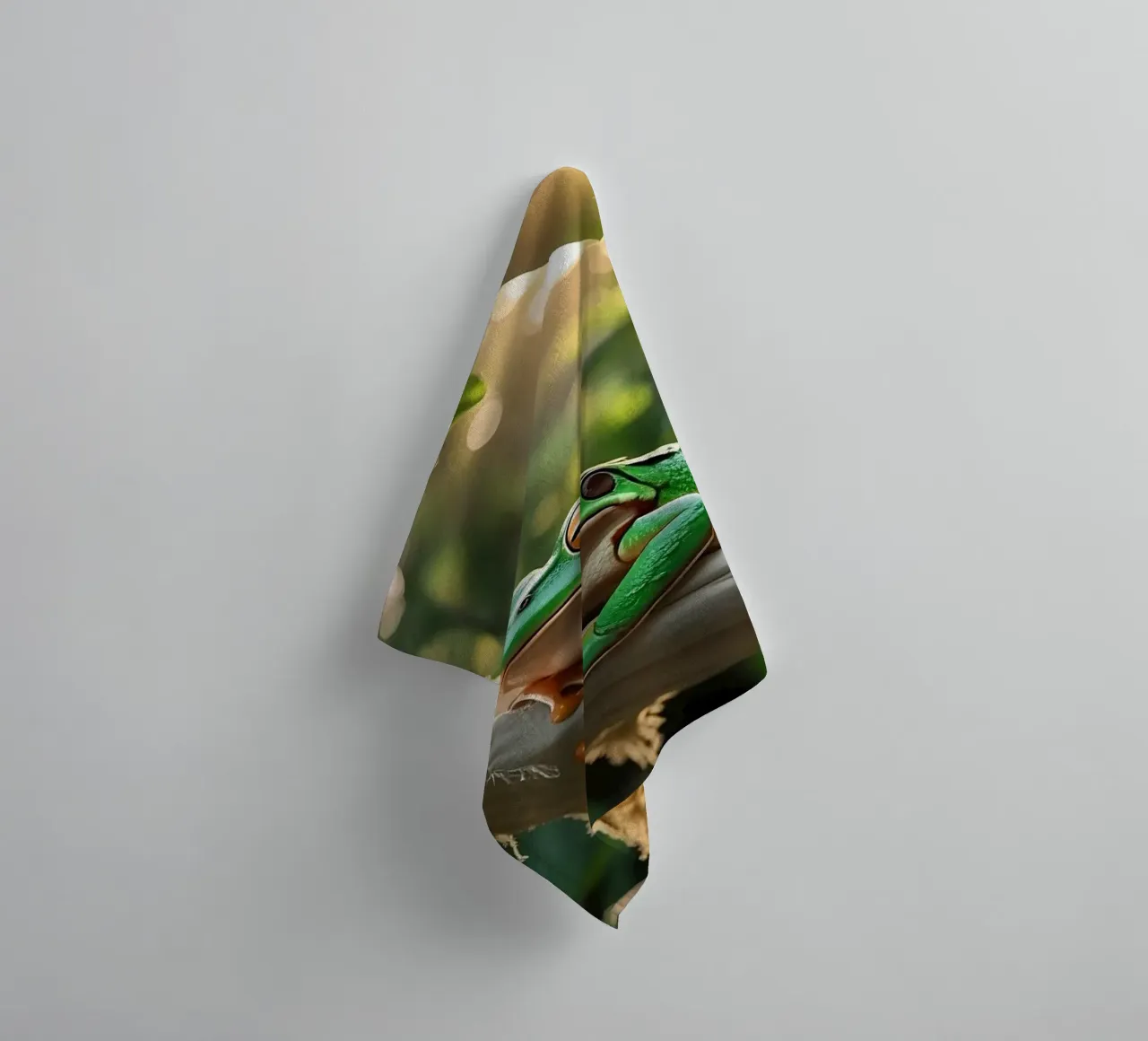 🌺🐸Tree frog | Summer mode: on! (2) towel by Trinkets NL Design Studio