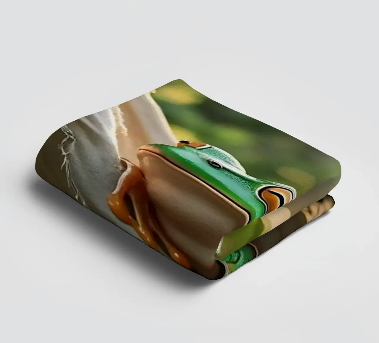 🌺🐸Tree frog | Summer mode: on! (2) towel by Trinkets NL Design Studio