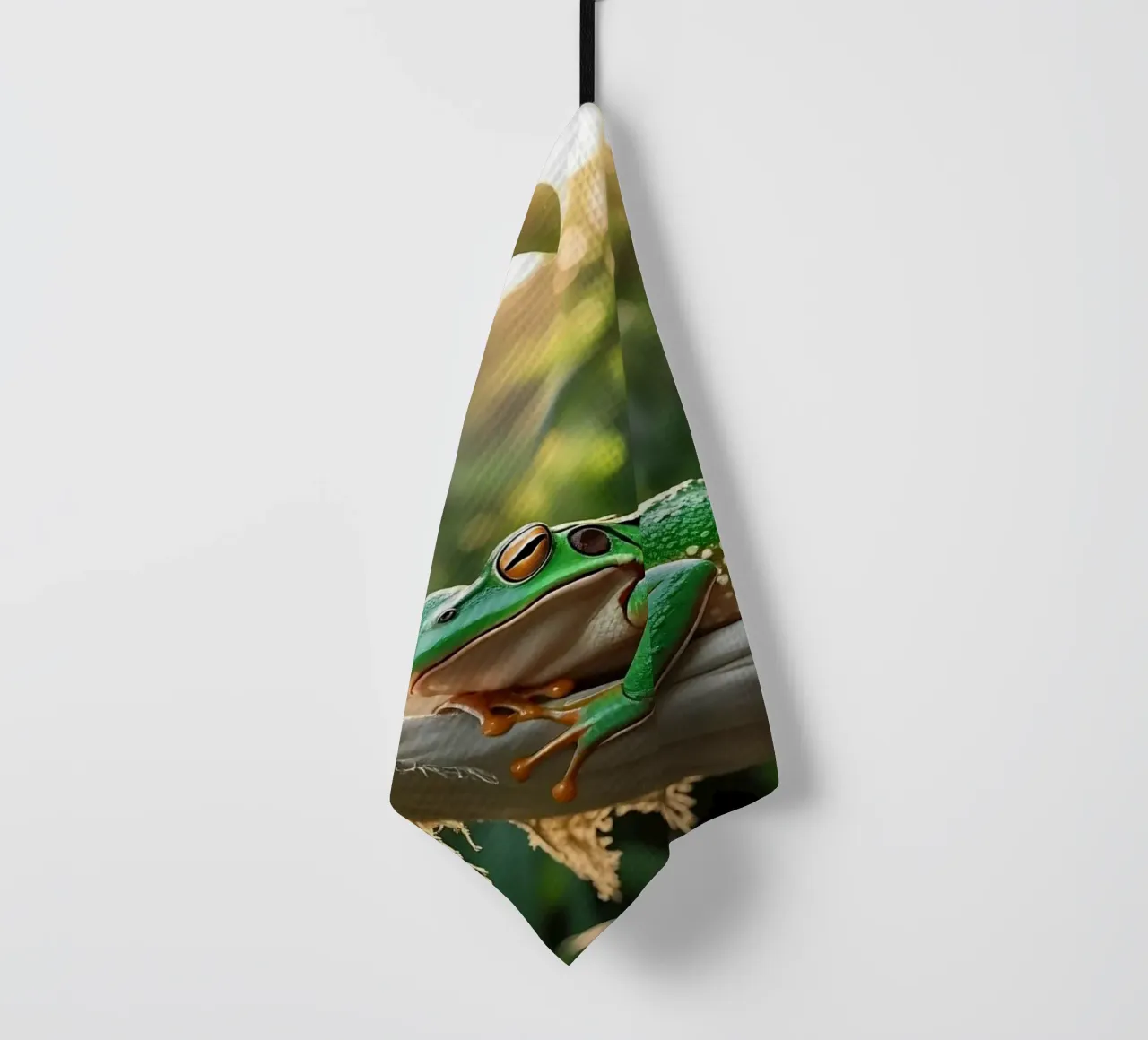 🌺🐸Tree frog | Summer mode : on ! (2) torchon de Trinkets NL Design Studio