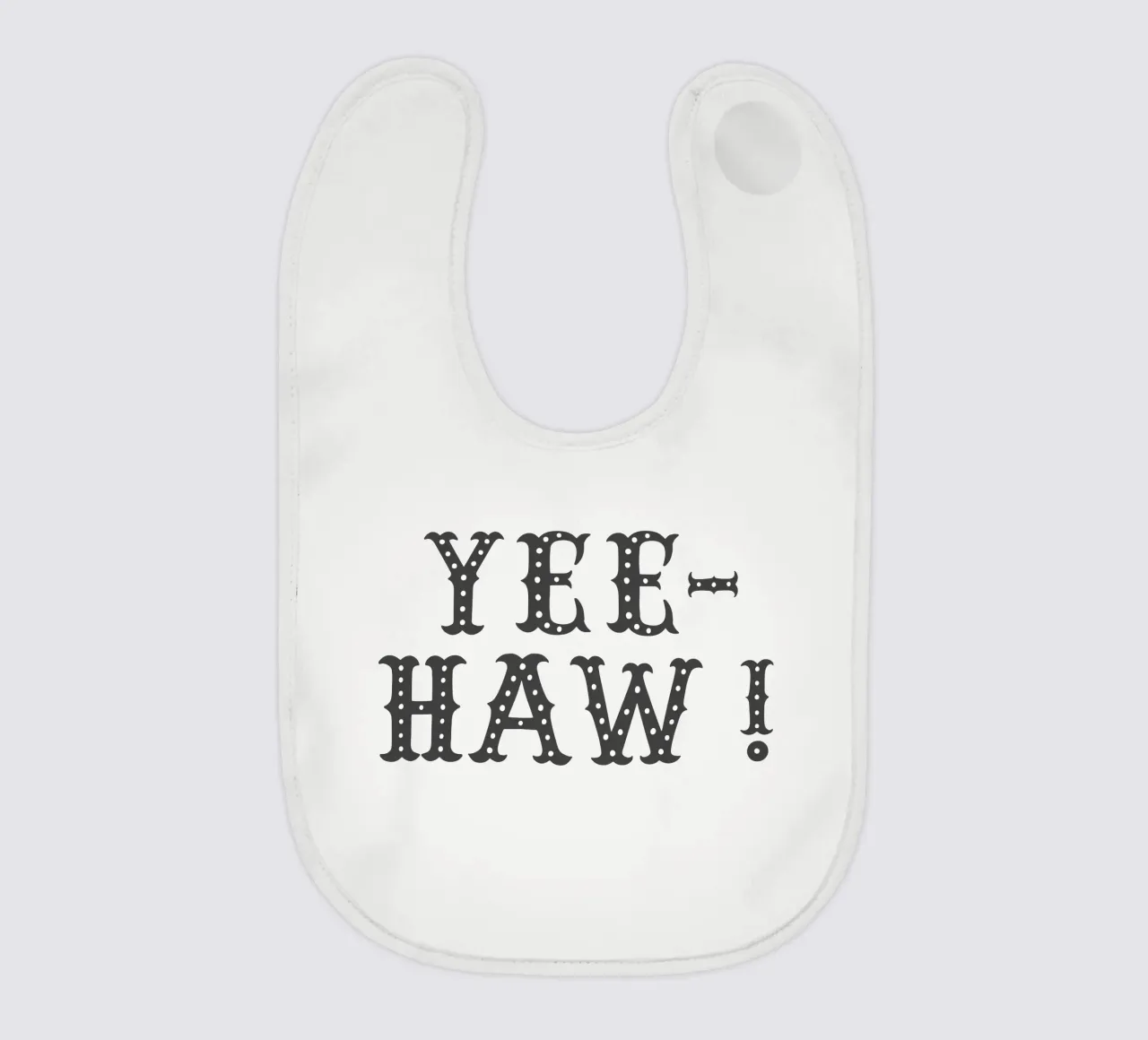 YEE-HAW! – Minimal Western Print bavaglino da Vivdesign