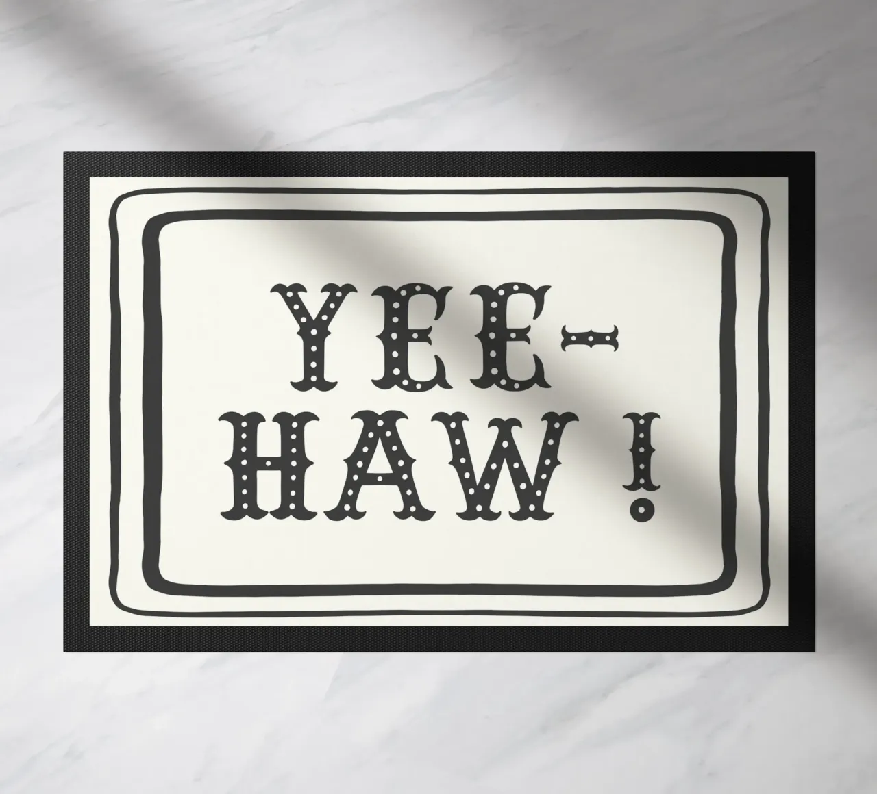 YEE-HAW! – Minimal Western Print zerbino da Vivdesign