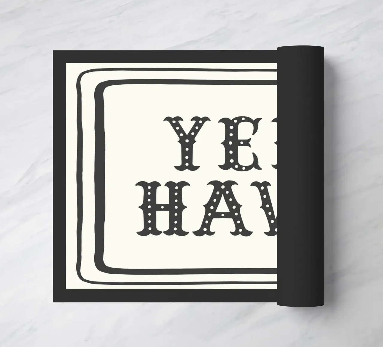 YEE-HAW! – Minimal Western Print zerbino da Vivdesign