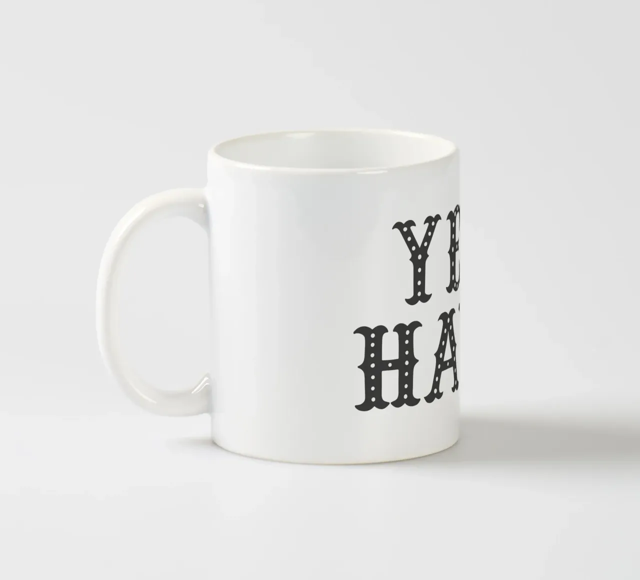 YEE-HAW! – Minimal Western Print tazza in ceramica da Vivdesign