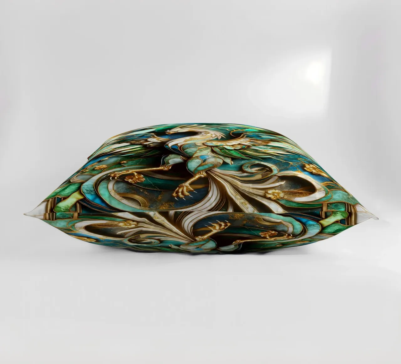 Abstract Phoenix Kintsugi cuscino da Pixaverse