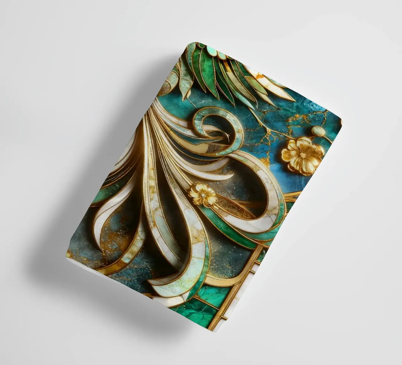 Abstract Phoenix Kintsugi towel by Pixaverse