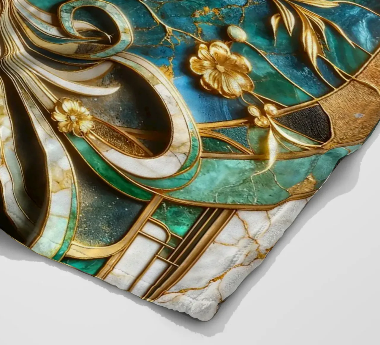Abstract Phoenix Kintsugi coperta in pile da Pixaverse