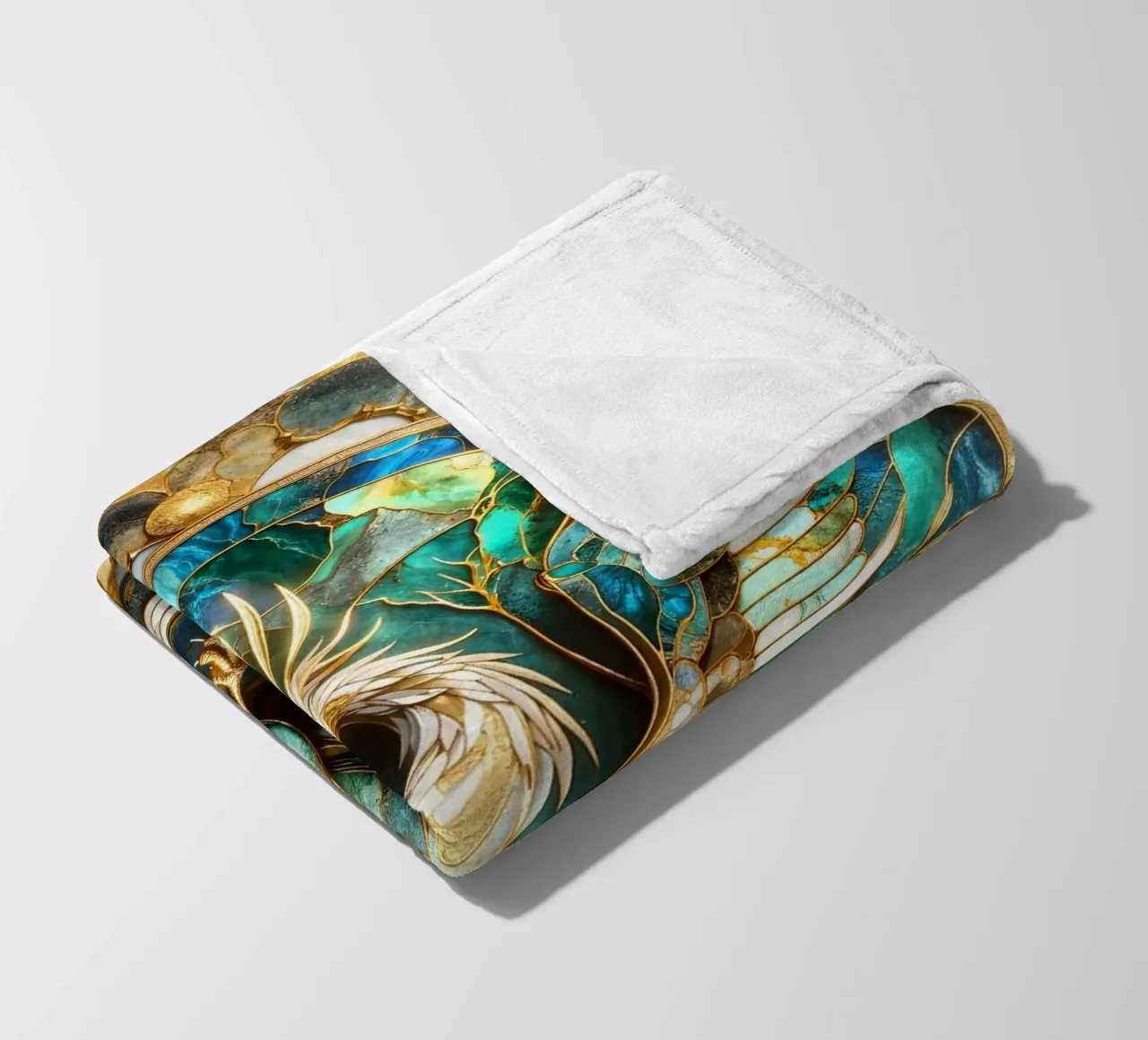 Abstract Phoenix Kintsugi coperta in pile da Pixaverse