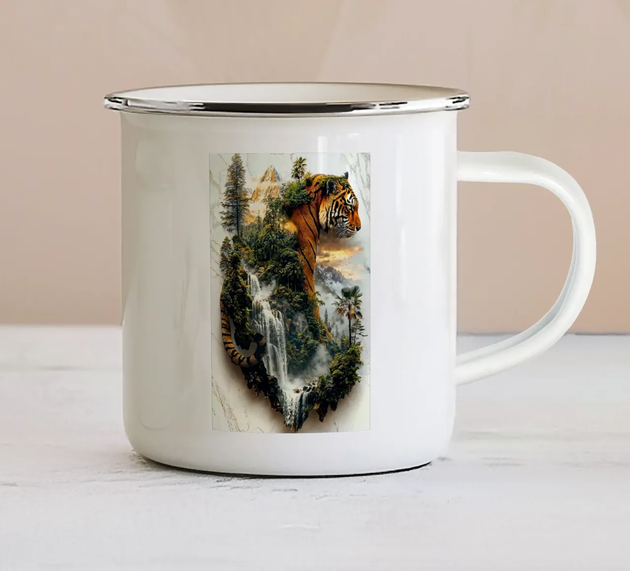 Guardian of Jungle's Might tazza in smalto da Pixaverse
