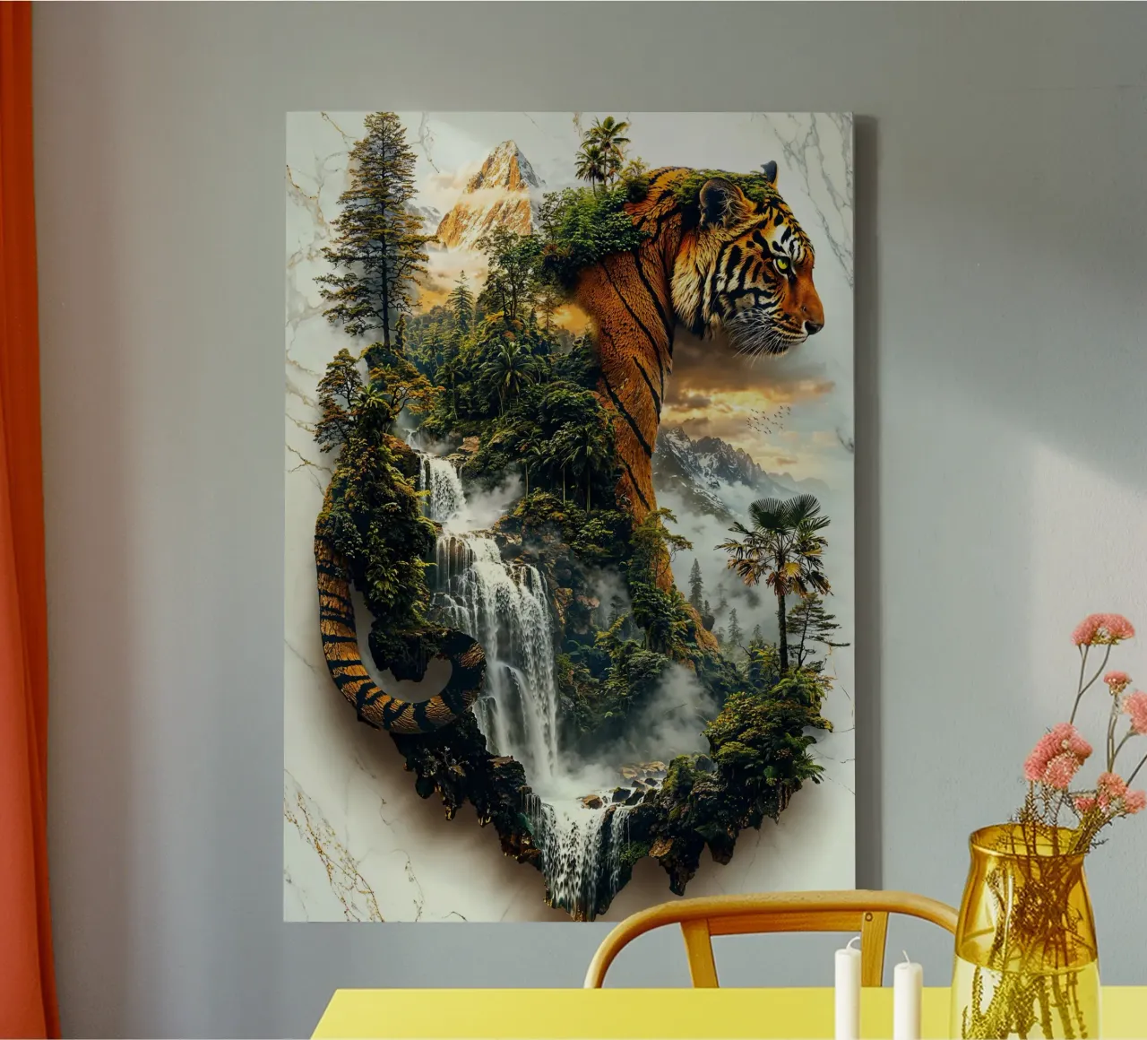 Guardian of Jungle's Might tela con Cornice a cassetta da Pixaverse