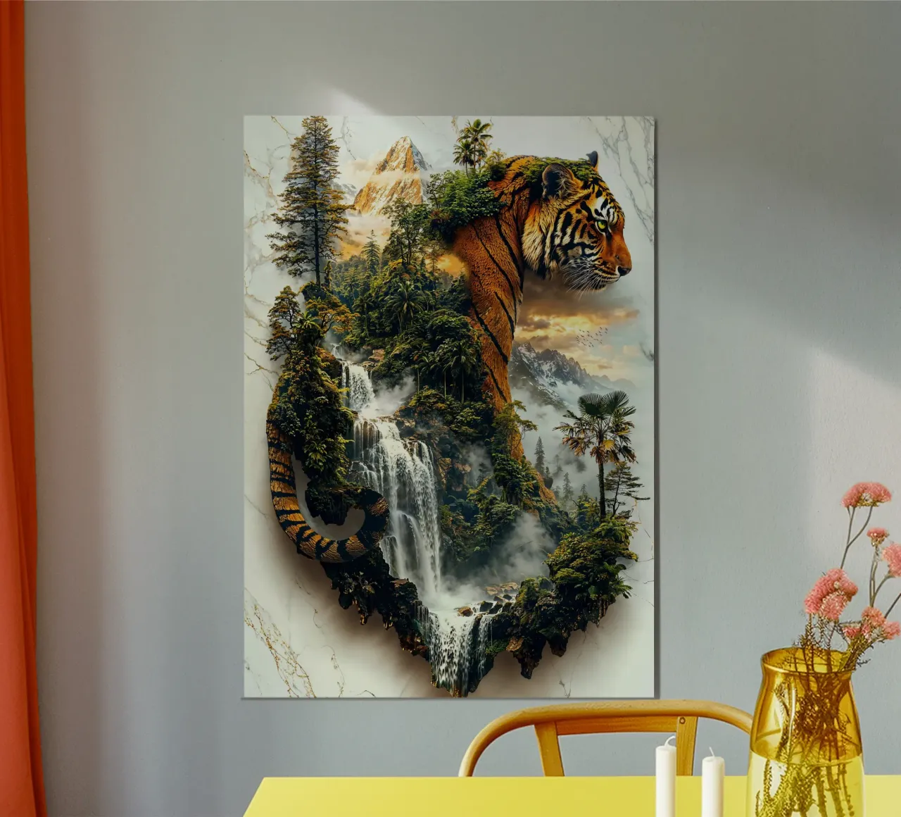 Guardian of Jungle's Might poster con telaio in alluminio da Pixaverse