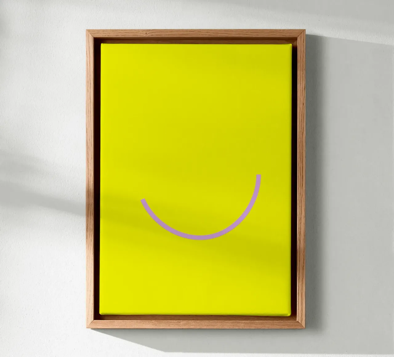 smile around the world:) tela con Cornice a cassetta da FRICKE DESIGN
