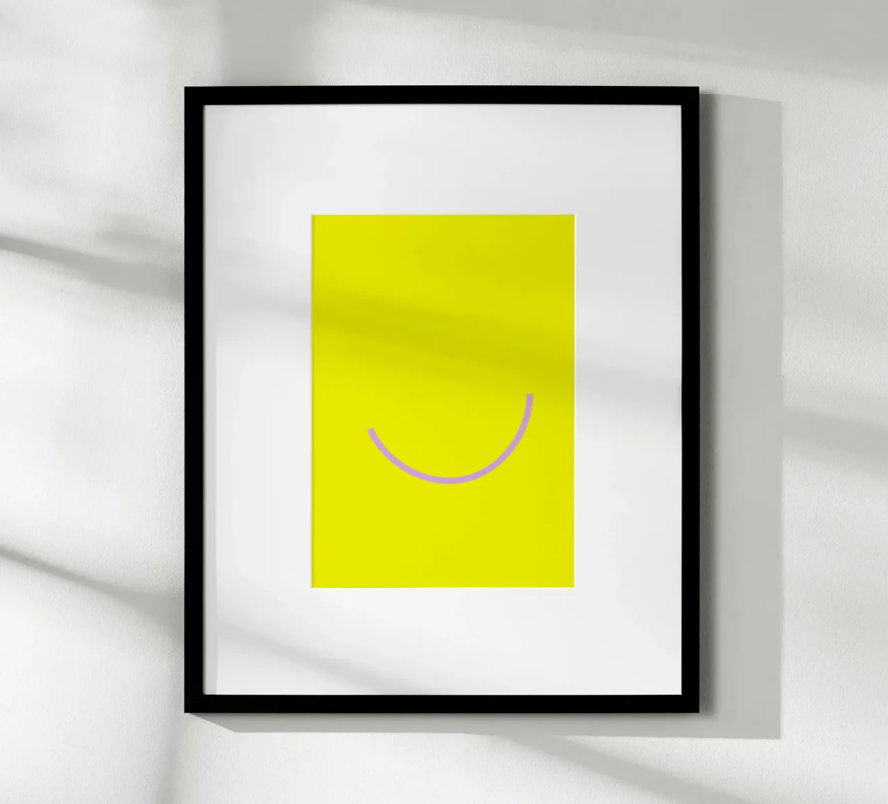 smile around the world:) poster con telaio in legno da FRICKE DESIGN