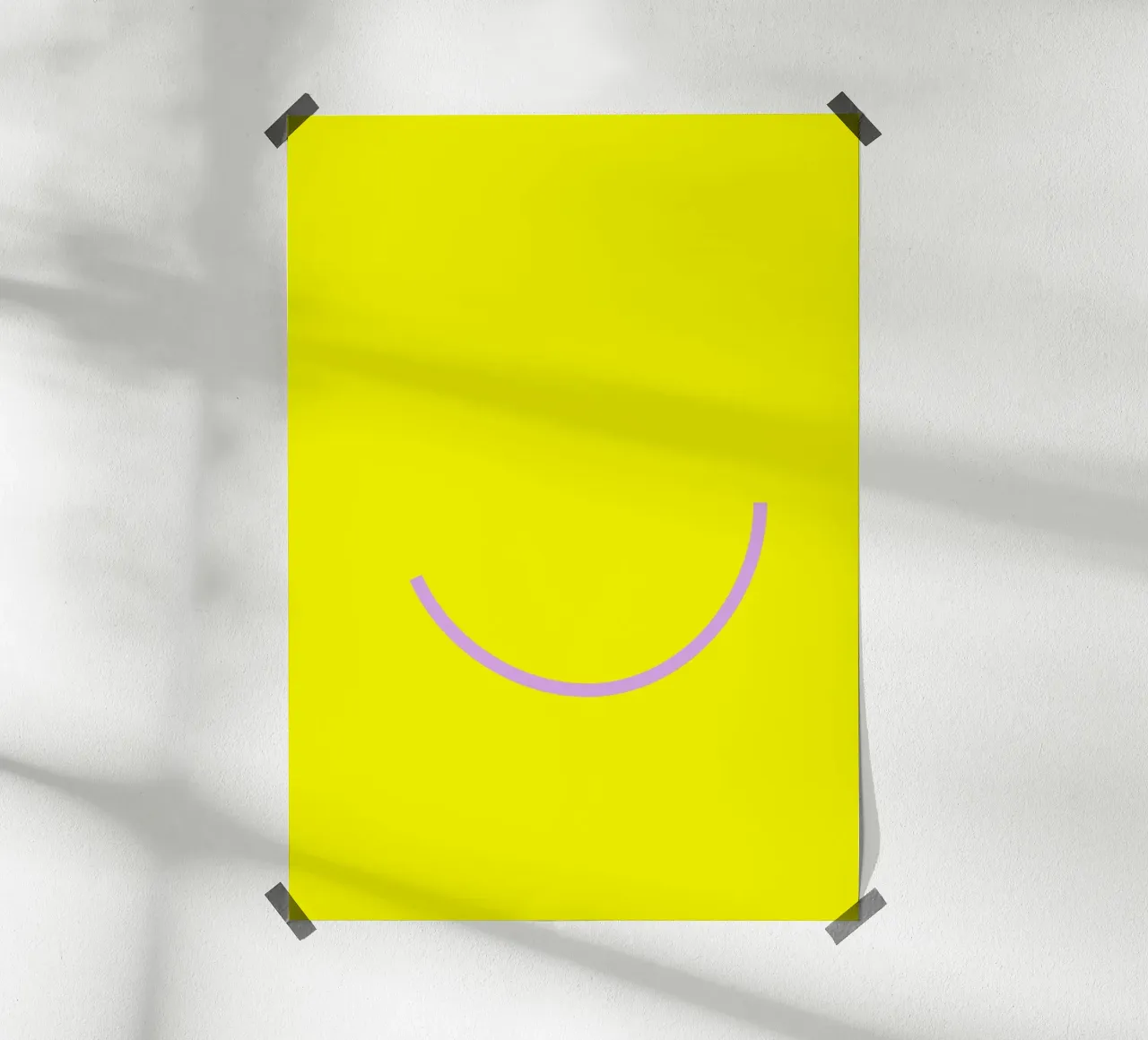 smile around the world:) poster con telaio in legno da FRICKE DESIGN