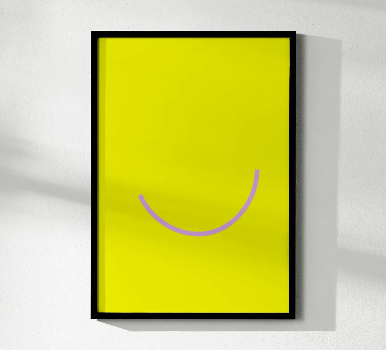 smile around the world:) poster con telaio in legno da FRICKE DESIGN