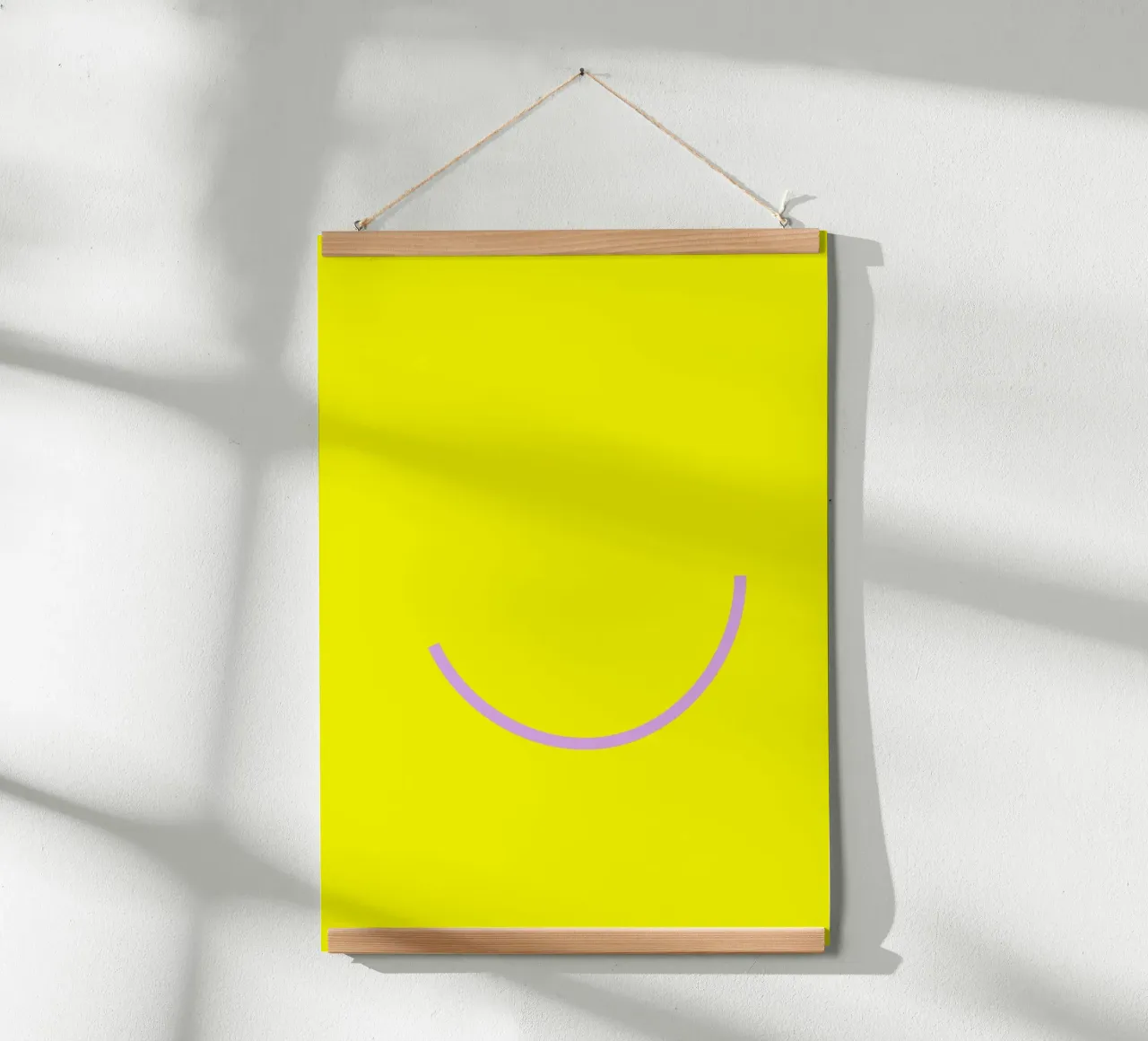 smile around the world:) poster con telaio in legno da FRICKE DESIGN