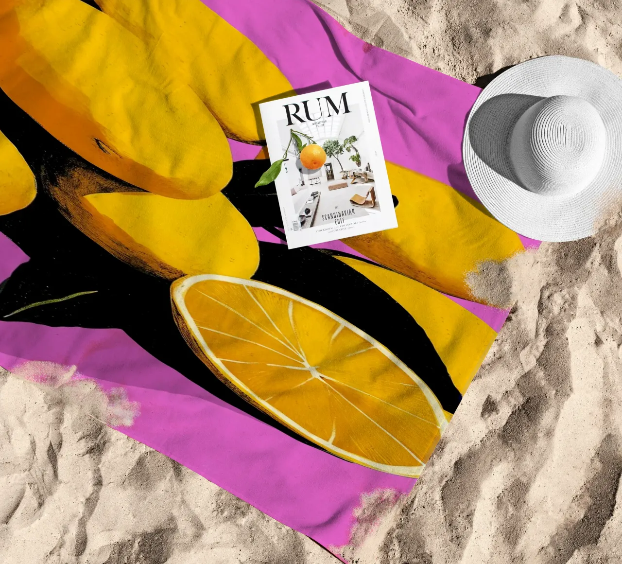 Fresh Lemons (Pink) telo mare da treechild